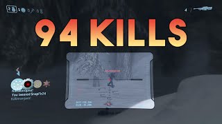 Sick Halo 3 Avalanche Gameplay  94 Kills Lots of Multikills [upl. by Akitahs]