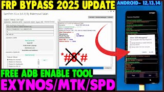 🔥 Finally FRP Bypass 202425  New ADB Enable Tool  Exynos MTK SPD Qualcomm FRP Unlockquot [upl. by Ydnam]