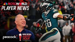 Saquon Barkley leads Eagles vs Commanders Week 11  Fantasy Football Happy Hour  NFL on NBC [upl. by Tombaugh]