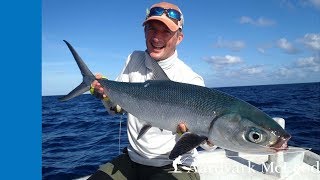 Fly fishing from Ikari House on Christmas Island [upl. by Elane]