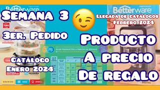 PRODUCTO A PRECIO DE REGALO ó BOLSA DE PUNTOS SEMANA 3 3er Pedido CATÁLOGO ENERO 2024 Betterware 🌸 [upl. by Roth786]