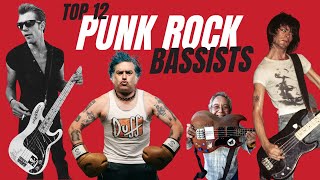 Top 12 Punk Bass Players [upl. by Bohman599]