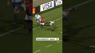 He outpaced Habana 😳 Rugby Shorts Shorts PacificNationsCup [upl. by Toffic]