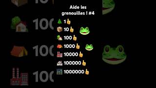 Aide les grenouilles  4 🐸 shorts grenouille important [upl. by Anaujd]