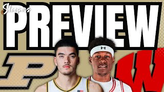 Purdue vs Wisconsin Preview and Predictions [upl. by Einniw708]