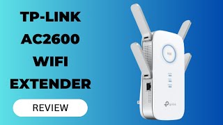 TPLink AC2600 WiFi ExtenderRE650 Up to 2600Mbps Dual Band WiFi Range Extender Review [upl. by Tteirrah508]