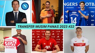 Bursa Transfer Pemain Resmi Musim Panas 2023 22 Garcia Pelatih Baru Napoli Kontrak Baru Adrian [upl. by Frum]