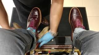 The Best Shoeshine in Dallas  Merriweather amp Co [upl. by Aicella582]