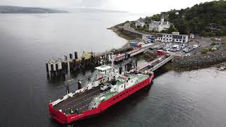 Dunoon Hunters Quay Ferry Terminal Scotland [upl. by Enaywd]