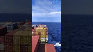 Containership atlantic ocean🚢🛳️⛴️containership merchantship viralvideo shorts subscribe views [upl. by Ellainad]