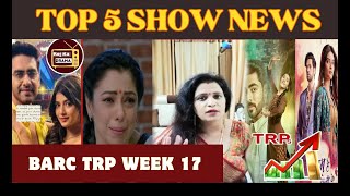 BARC TRP TOP 5 SHOW IMLI  TMKOC [upl. by Odranreb]