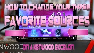 How to setup your 3 favorite sources on Kenwood Excelon radios [upl. by Ylloj]