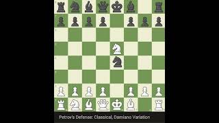 Petrovs defense  Classical Damiano variation chess magnusvshikaru chessgrandmaster hikaru [upl. by Radack830]