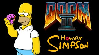 homer simpson in doom doom2 doom2mod doom [upl. by Orodoet]