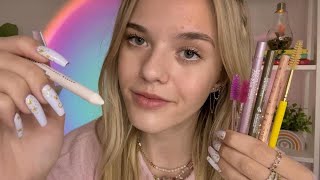 ASMR Applying Liner To Your Lower Lash Line 🍊 spoolie nibbles amp repetitive whispers ✨ [upl. by Fritzsche]