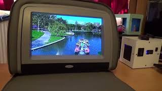 xtrons headrest dvd player disc read error [upl. by Quita]