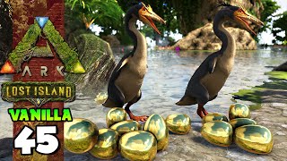 MUITOS OVOS DE OURO DO HESPERORNIS ARK LOST ISLAND VANILLA 44 [upl. by Binah]