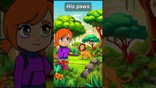 Fun Lion Poem for Kids  Short Animal Poems for Children  Learn About Lions [upl. by Alyce192]