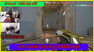 Shroud trying 1600 dpi  SEN Tenz quoti need to switch to 1600 dpi quot [upl. by Mairb]