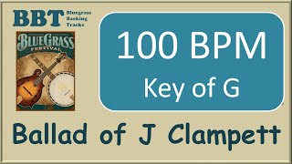 Ballad Of JC  bluegrass backing track 100 [upl. by Llenrev]