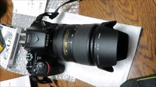 ニコン Ｄ5500 ズームレンズが来た！ AFS DX NIKKOR 18300mm f3563G ED VR [upl. by Ynnav]