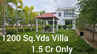 1200 Sqyards Duplex Villa For Sale In Gated community Hyderabad [upl. by Namrac]