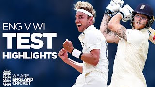 Stokes Hits Century  Broads 500th Test Wicket  Pope amp Buttler Shine  England v West Indies 2020 [upl. by Nela461]