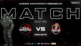 Team Rebound vs Trust Me  DACHCS Masters Season 2  Match Highlights 031 [upl. by Bethel]