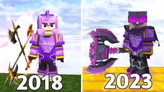 2018 vs 2023 in SkyBlock Blockman Go [upl. by Rorrys316]