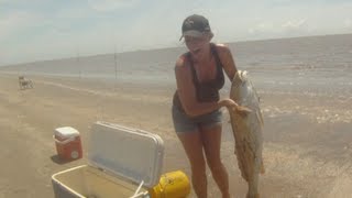 Heathers Massive 30LBS Redfish [upl. by Hcnarb704]