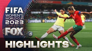 Morocco vs Colombia Highlights  2023 FIFA Women’s World Cup [upl. by Micheil663]