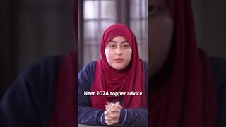 Neet 2024 topper from kashmir best advice shorts mbbs aiims neet motivation doctor neettopper [upl. by Nelyk]