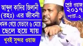 New Waz 2017 Part2 About Abdul Kader Jilani RABy Maulana Tofazzol HossainReact [upl. by Woodford]