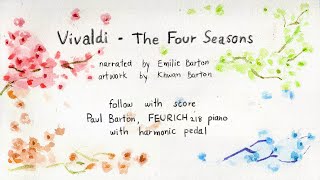 Vivaldi quotFOUR SEASONSquot PIANO with SCORE complete  FREE sheet music [upl. by Thun731]