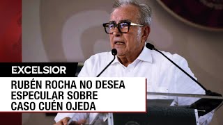 Rocha Moya evita opinar sobre el caso Cuén Ojeda [upl. by Gulgee204]