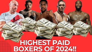 Is Anthony Joshua still the Highest Paid Heavyweight boxer of 2024 [upl. by Merideth]