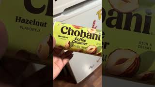 Chobani coffee creamer review coffeetime coffeeholic chobani [upl. by Ahsenat]