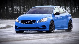 Snowdrift Volvo S60 Polestar with a bit of C63 AMG And a drag race  CHRIS HARRIS ON CARS [upl. by Clovah]