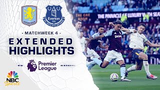 Aston Villa v Everton  PREMIER LEAGUE HIGHLIGHTS  9142024  NBC Sports [upl. by Lienhard938]