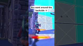 Bro got flanked 😭🙏 fortnite fortniteclips fortnitefunny [upl. by Lacsap]