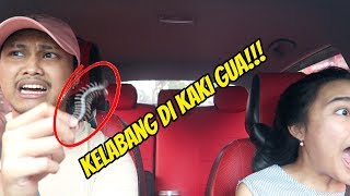 PRANK PACAR PAKE KELABANG  TERNYATA INDIRA PERHATIAN  AA UTAP [upl. by Deva]