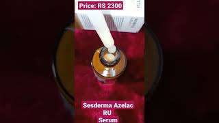 Sesderma Azelac RU serum for hyperpigmentation removal depigmentation skincare shorts youtube [upl. by Nalyorf743]