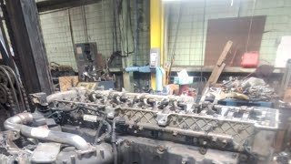 Worldwide Diesel is live Detroit dd15 engine tear down [upl. by Ynafets460]