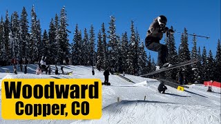 Woodward Copper CO Snow Park  Nonstop Tricks and Fails [upl. by Adnawuj]