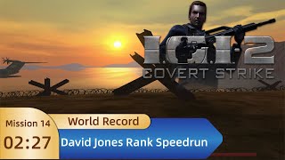 IGI 2  Mission 14 David Jones Rank Speedrun World Record 227 [upl. by Htaras]