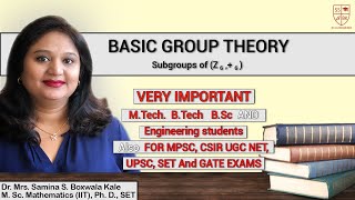 Subgroups of Z6 6  Chapter 2  Lecture 10 [upl. by Arin]