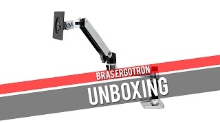 Présentation  Déballage Unboxing  Ergotron LX 45241026 bras pour écran [upl. by Anaujd]