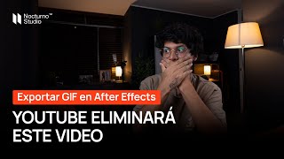 🪄 Cómo exportar GIF en AFTER EFFECTS Actualizado 2023 [upl. by Adnilg]