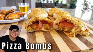 🍕 Pizza Bombs The Perfect Cheesy Gooey Treat 🍕 [upl. by Borlase]