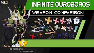 Infinite Ouroboros Weapon Comparison [upl. by Oine]